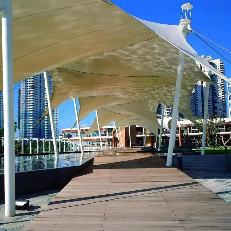 蒙自市膜结构景观棚